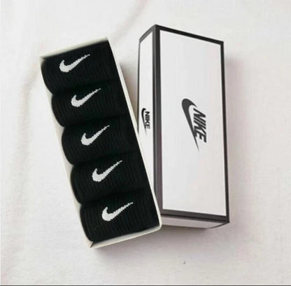 5 Pairs N¡ke Socks Everyday Mens Womens Crew Socks Dri-Fit Sports Cushioned UK