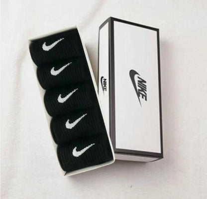 5 Pairs N¡ke Socks Everyday Mens Womens Crew Socks Dri-Fit Sports Cushioned UK