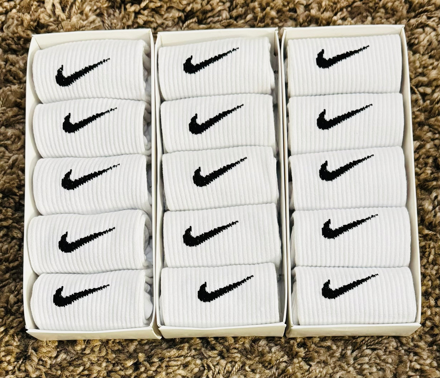 5 Pairs N¡ke Socks Everyday Mens Womens Crew Socks Dri-Fit Sports Cushioned UK